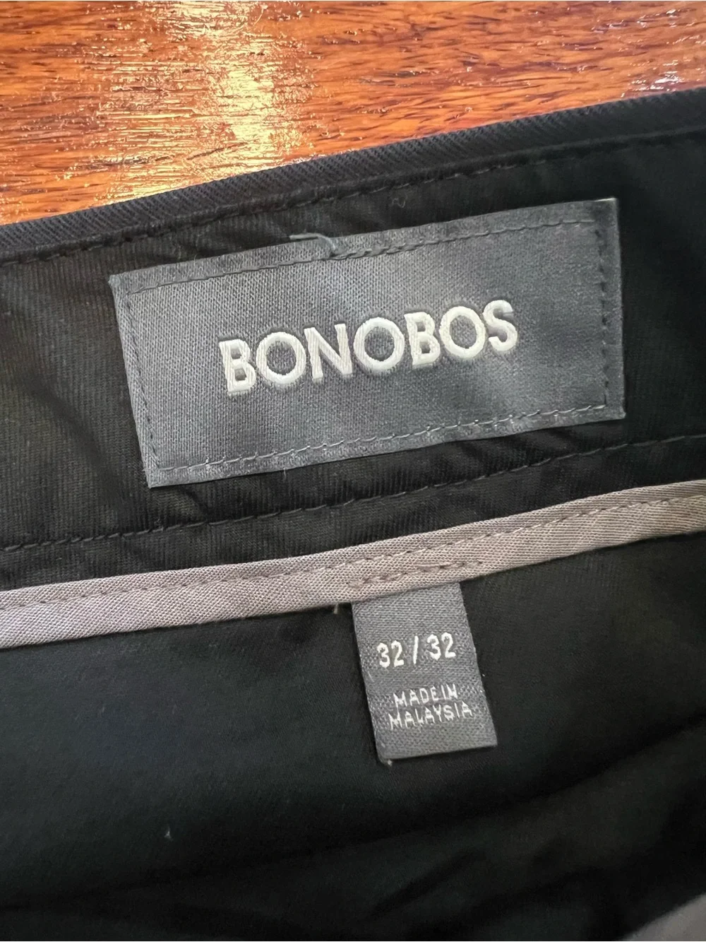 Bonobos Black Weekday Warrior dress pant
